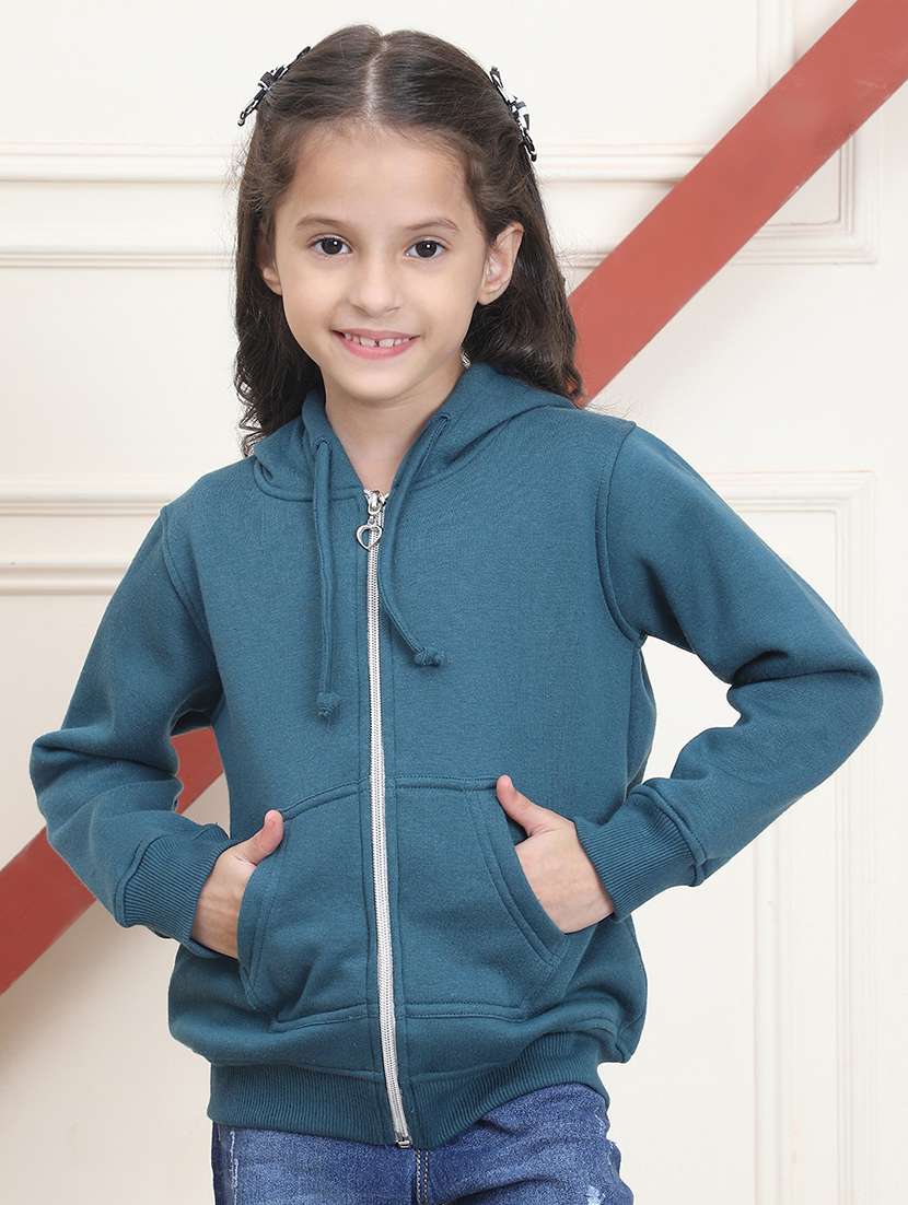 girls long sleeves plain sweatshirt - 21682869 - Zoom Image - 0