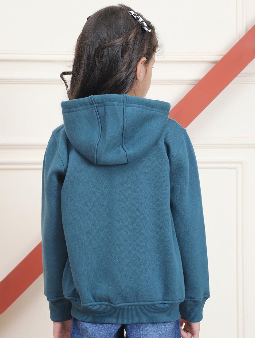 girls long sleeves plain sweatshirt - 21682869 - Standard Image - 3