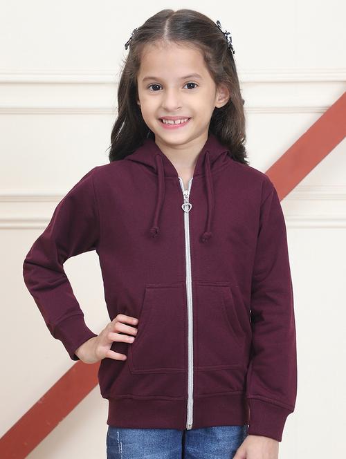 girls long sleeves plain sweatshirt - 21682870 - Standard Image - 0