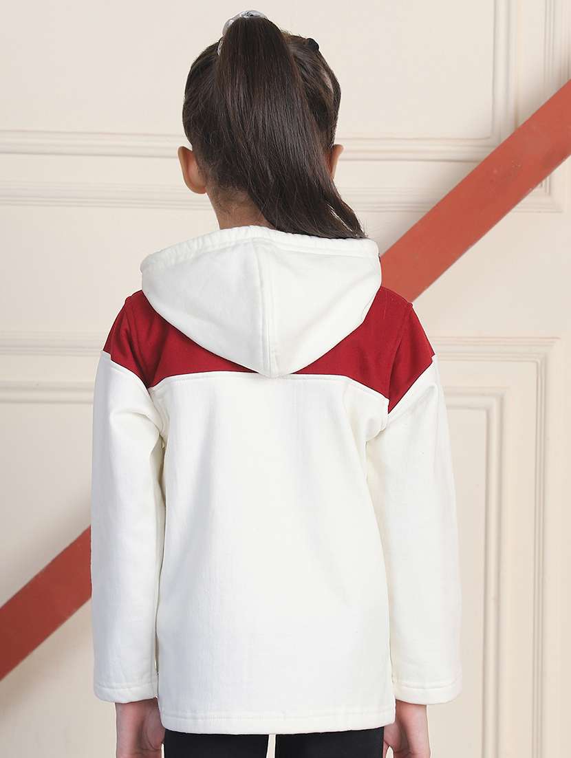 girls long sleeves color block sweatshirt - 21682871 - Standard Image - 3