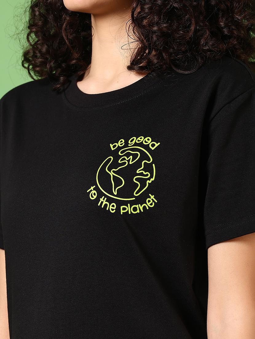women printed round neck t-shirt - 21682912 - Standard Image - 5