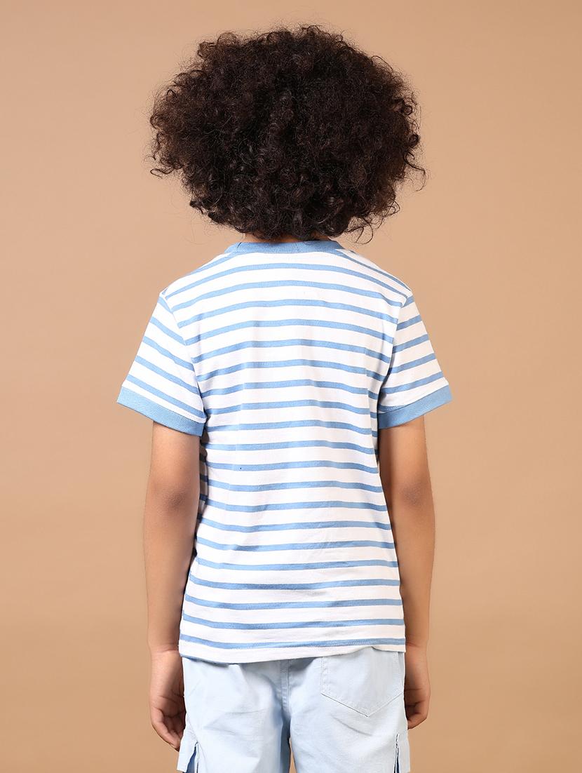 boys striped short sleeves t-shirt - 21682929 - Standard Image - 3