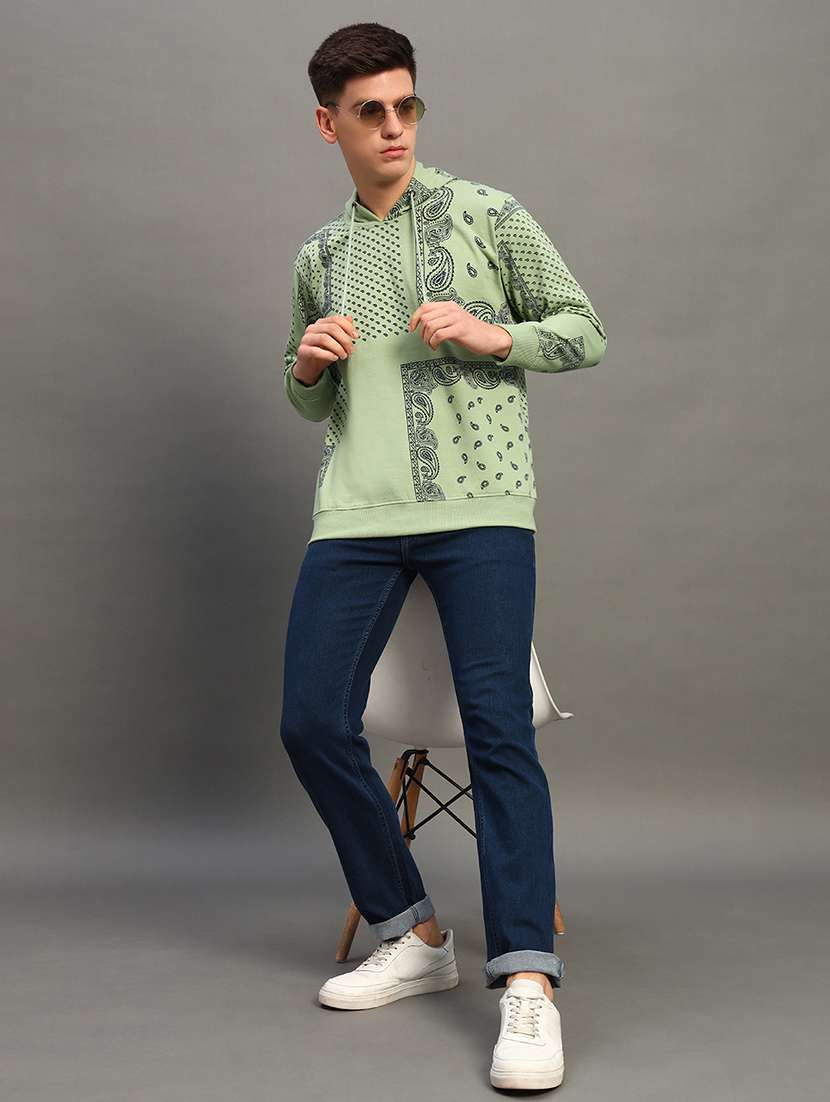 men all over print long sleeve sweatshirt - 21683198 -  Standard Image - 3
