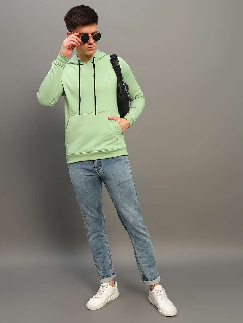 men long sleeves plain sweatshirt - 21683208 -  Standard Image - 3