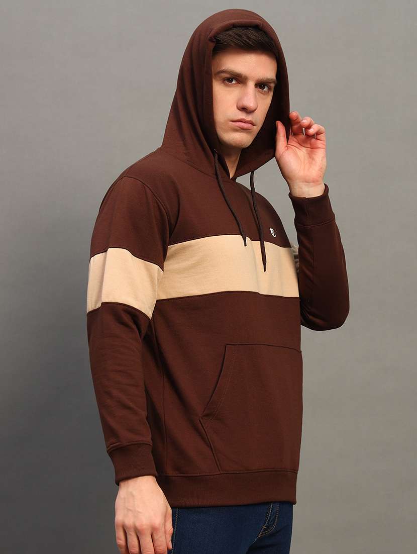 men color block long sleeve sweatshirt - 21683217 - Zoom Image - 0