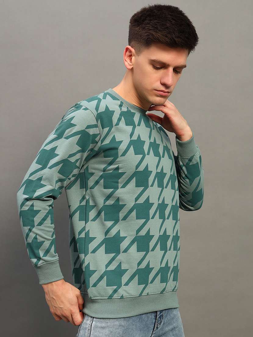 men all over print long sleeve sweatshirt