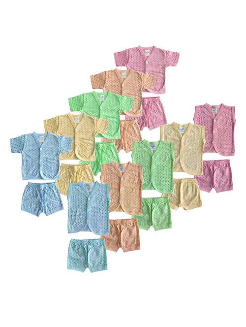 kids printed cotton shorts twin sets combo - 21683446 -  Standard Image - 0