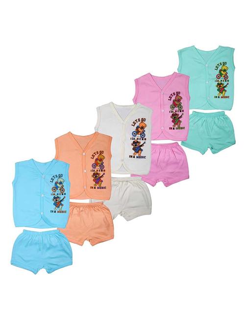 kids printed cotton shorts twin sets combo - 21683457 -  Standard Image - 0
