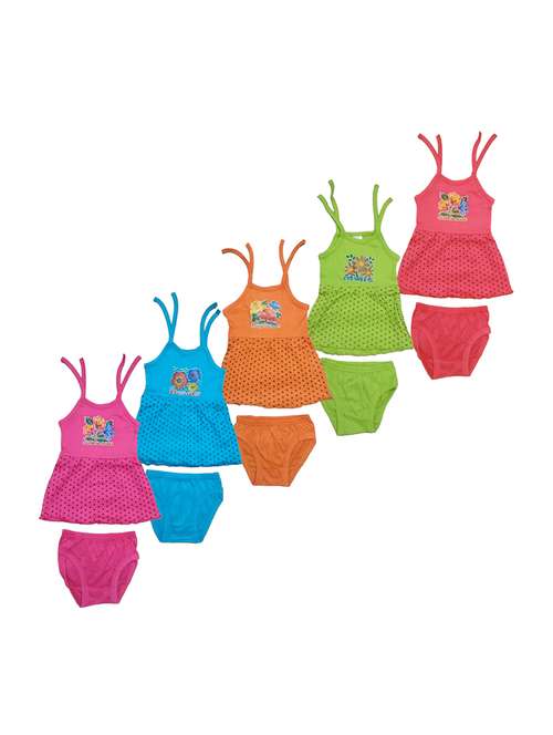 girls printed frock & bloomer combo - 21683532 -  Standard Image - 0