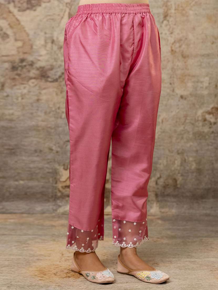 women three quarter sleeve kurta pant with dupatta set - 21684140 - Standard Image - 3