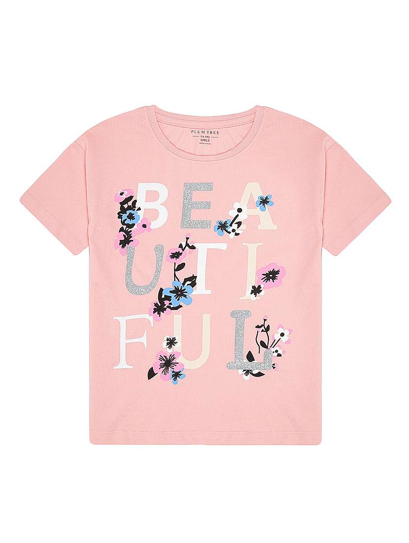 girls pack of 2 printed tees - 21684721 - Standard Image - 3