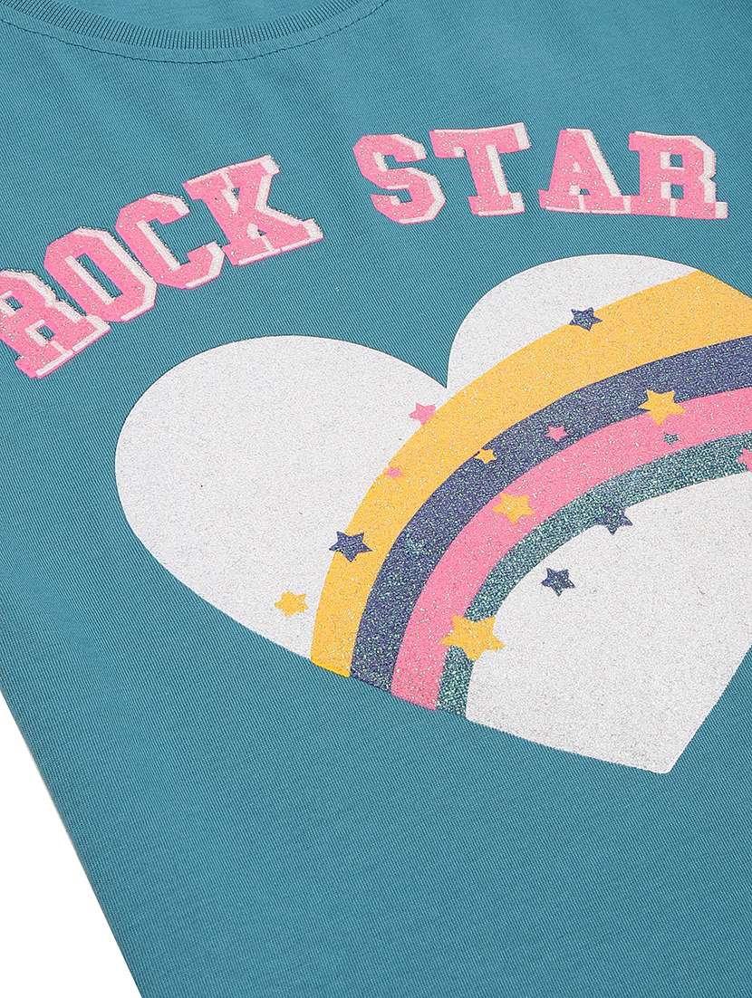 girls pack of 2 printed tees - 21684721 - Standard Image - 5