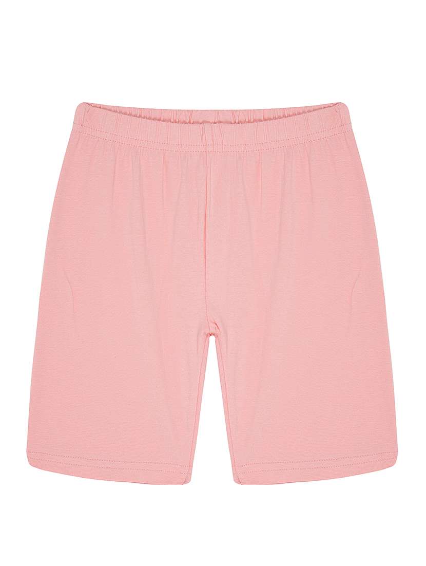 kids pack of 3 solid cotton shorts - 21684725 -  Standard Image - 3