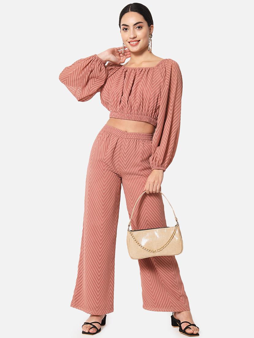 women self designed mid rise straight palazzo - 21684858 - Standard Image - 5