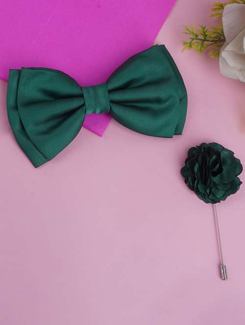 men elegant accessory set of bow tie & lapel pin combo - 21684929 - Standard Image - 0