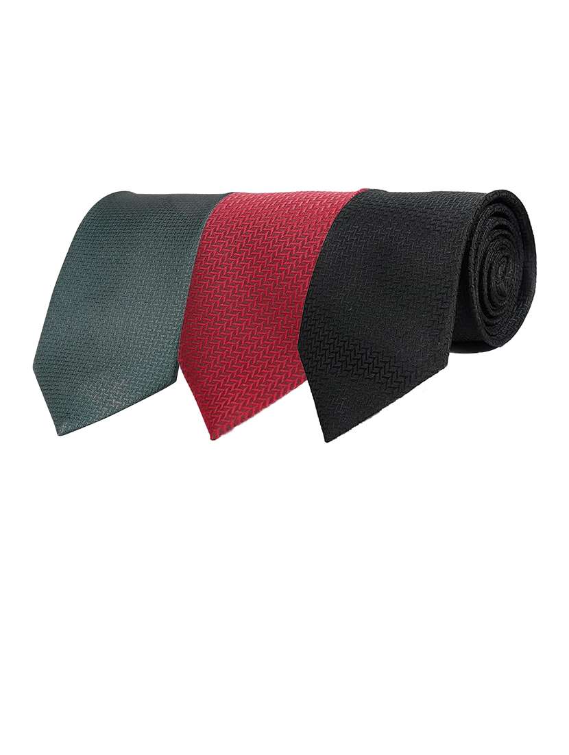 men elegant combo of self-textured ties - 21684957 - Zoom Image - 0