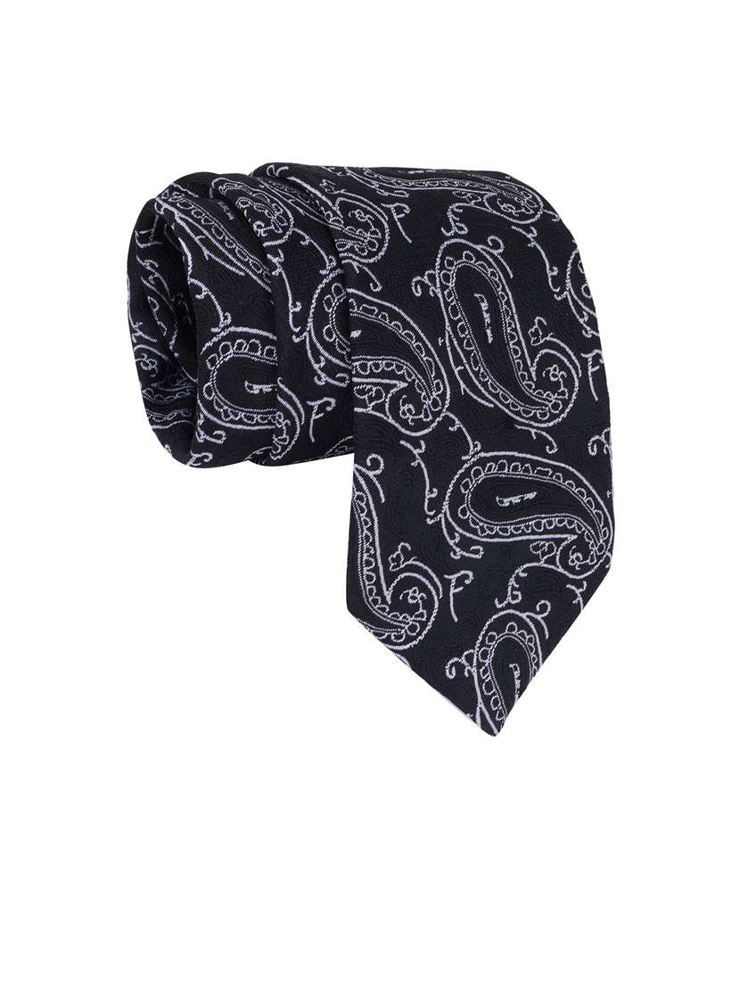 men elegant self-textured tie