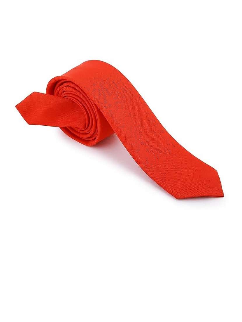 red solid silk blend tie - 21685029 -  Zoom Image - 0