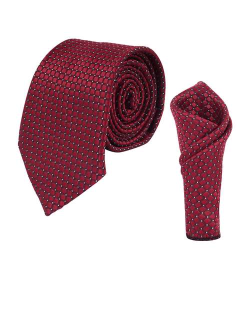 men elegant self-textured tie with pocket  - 21685037 -  Standard Image - 0