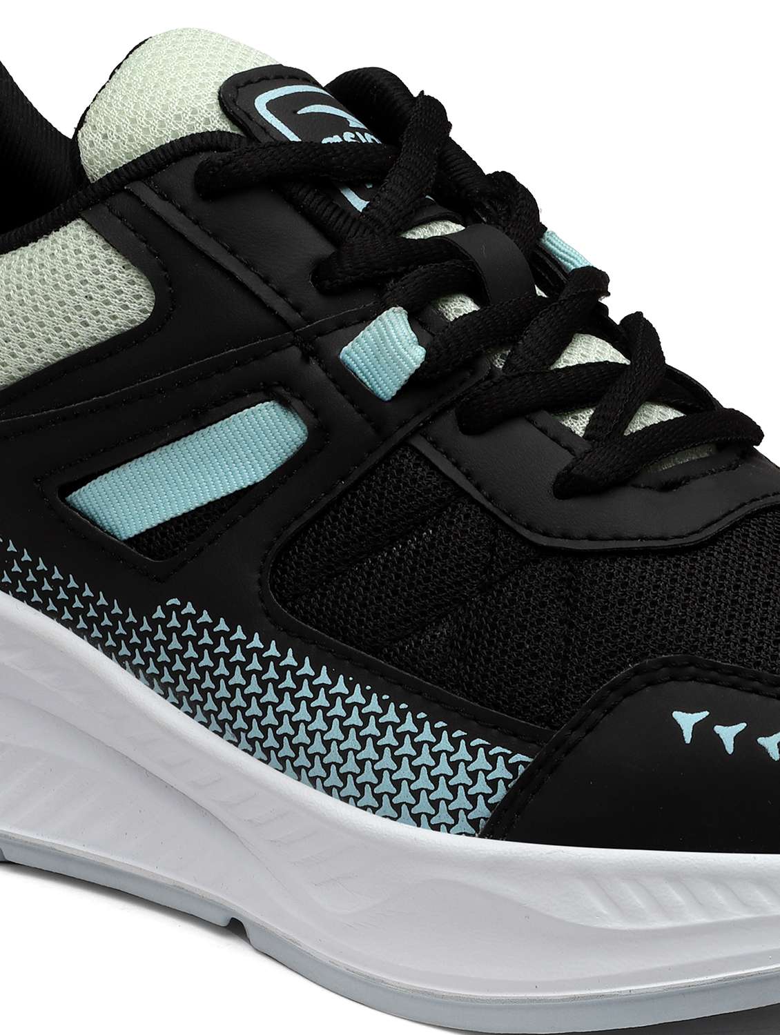 women black lace-up sports shoes - 21685417 -  Standard Image - 5