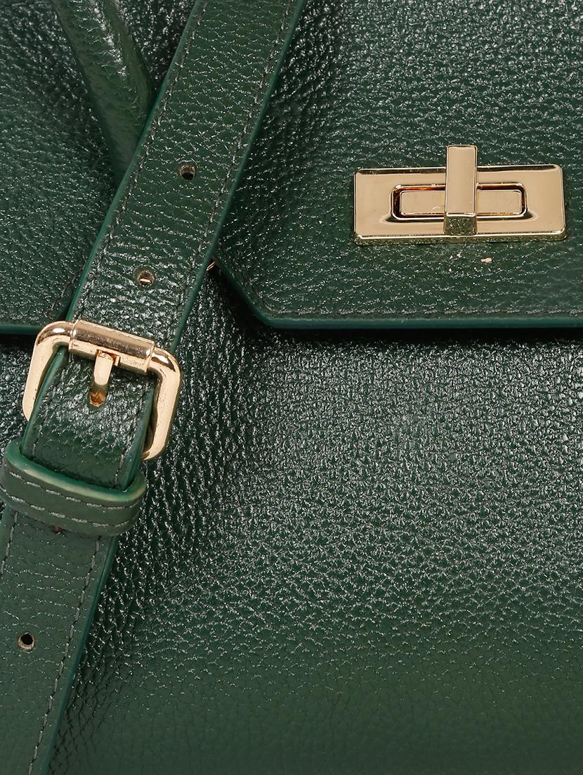 women solid leather handbag - 21685475 - Standard Image - 3