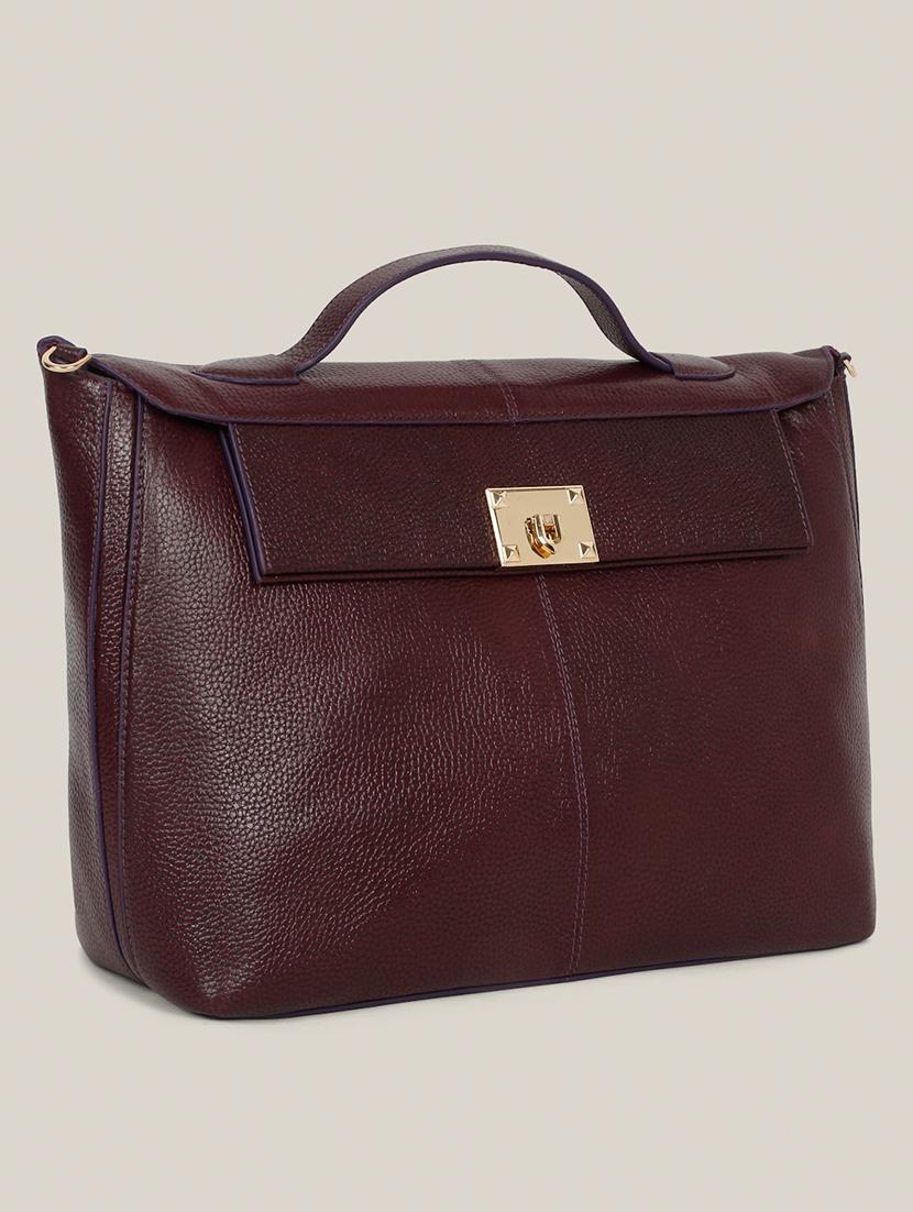 women solid leather handbag - 21685480 - Standard Image - 5