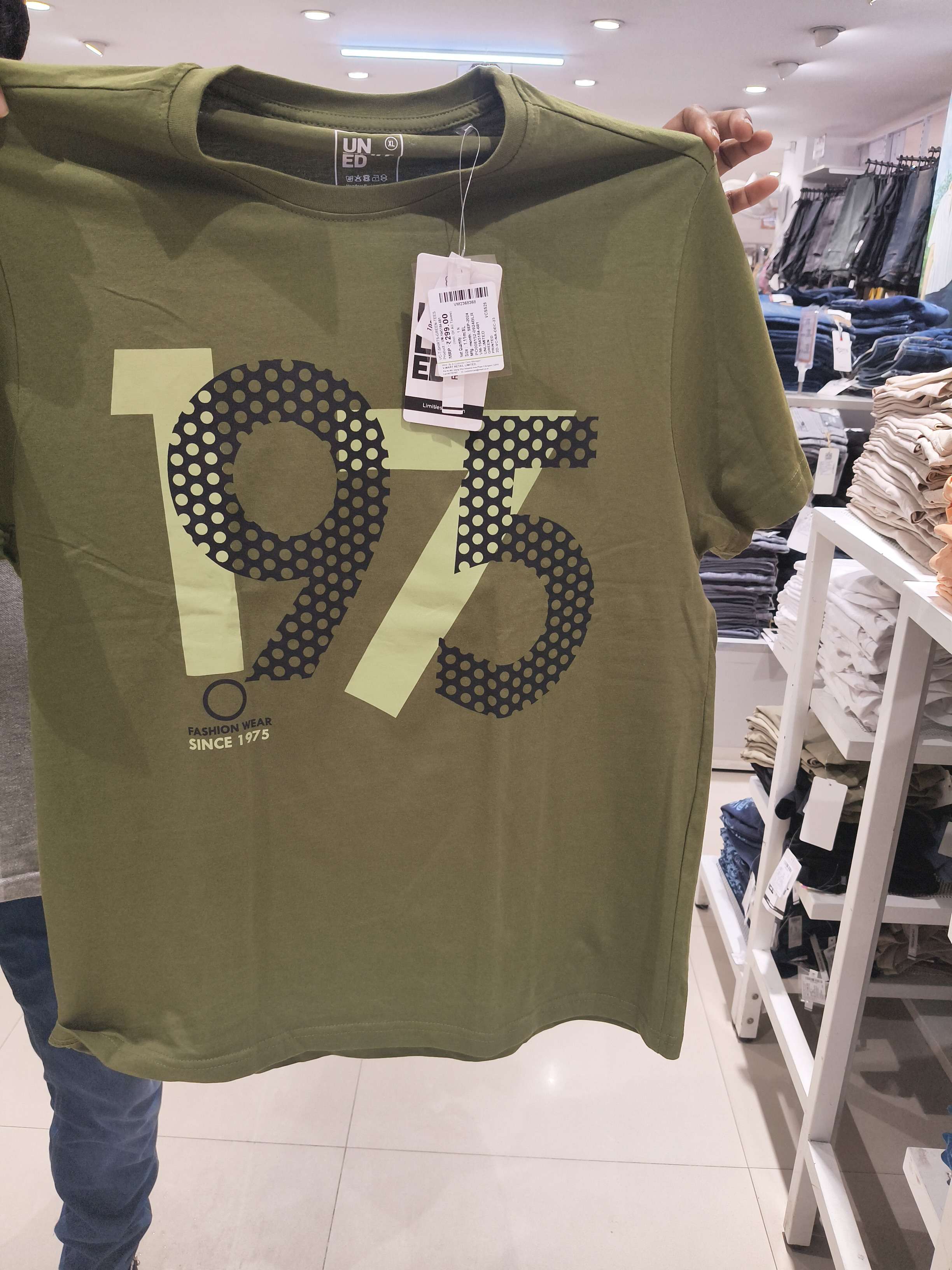 green cotton single jersey tshirt - 21685622 -  Zoom Image - 0