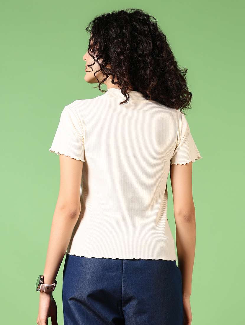 women printed round neck t-shirt - 21685648 - Standard Image - 3