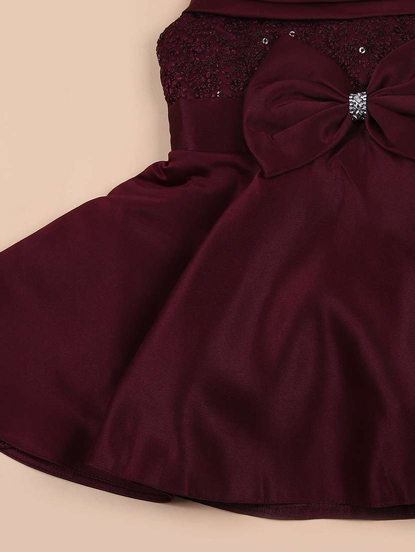 girls embroidered sleeveelss frock - 21685656 -  Standard Image - 3