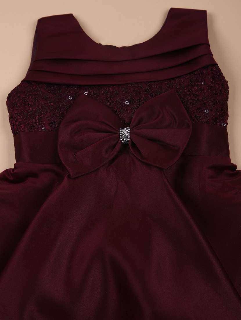 girls embroidered detailed sleeveless frock - 21685657 -  Standard Image - 3