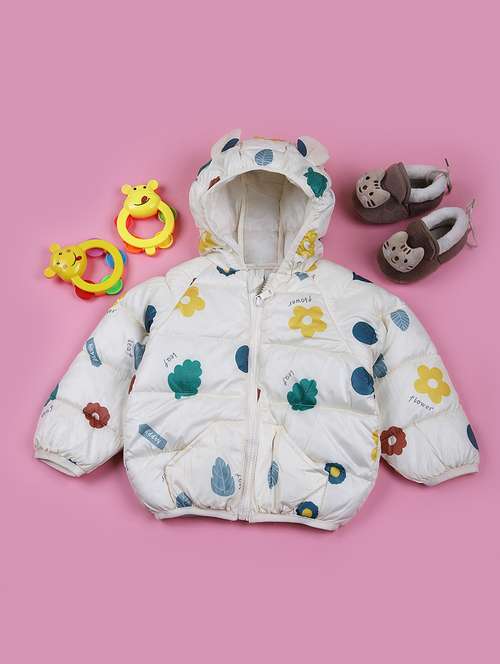 boys long sleeve hooded quilted jacket - 21685771 -  Standard Image - 0