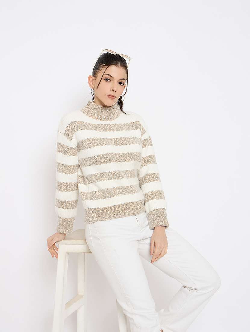 women self designed long sleeves pullover - 21686073 -  Standard Image - 3
