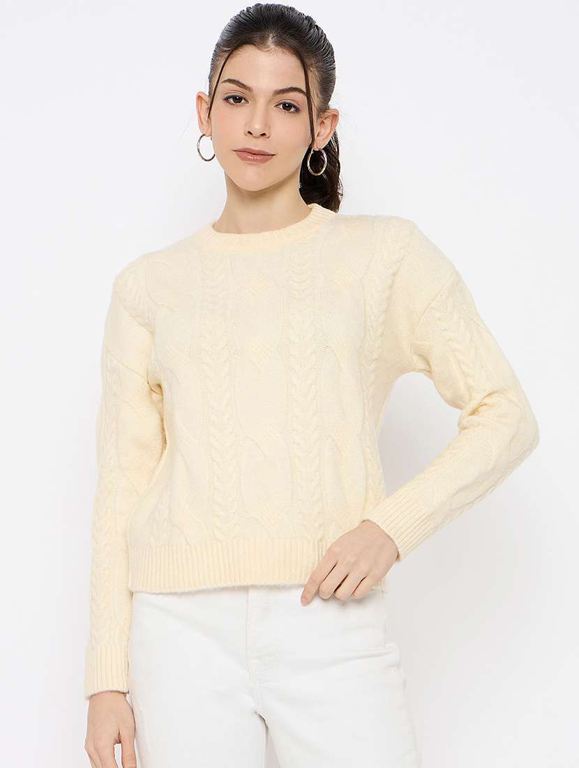 women self designed long sleeves cardigan