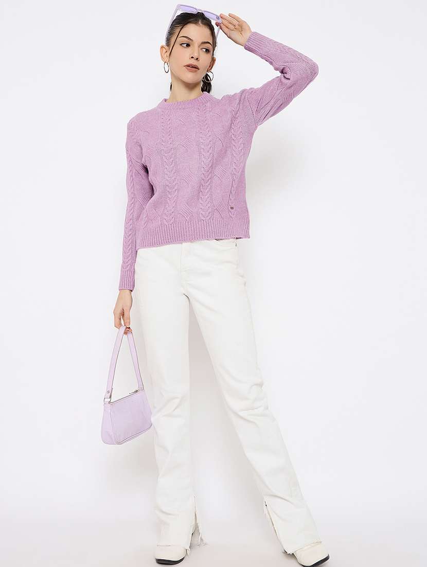 women self designed long sleeves cardigan - 21686079 - Standard Image - 3