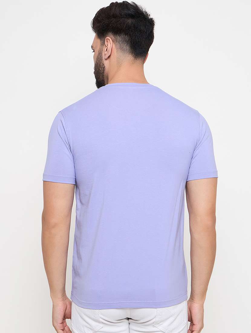 men round neck front print t-shirt - 21686198 -  Standard Image - 3