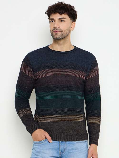 men striped long sleeves pullover - 21686349 -  Standard Image - 0