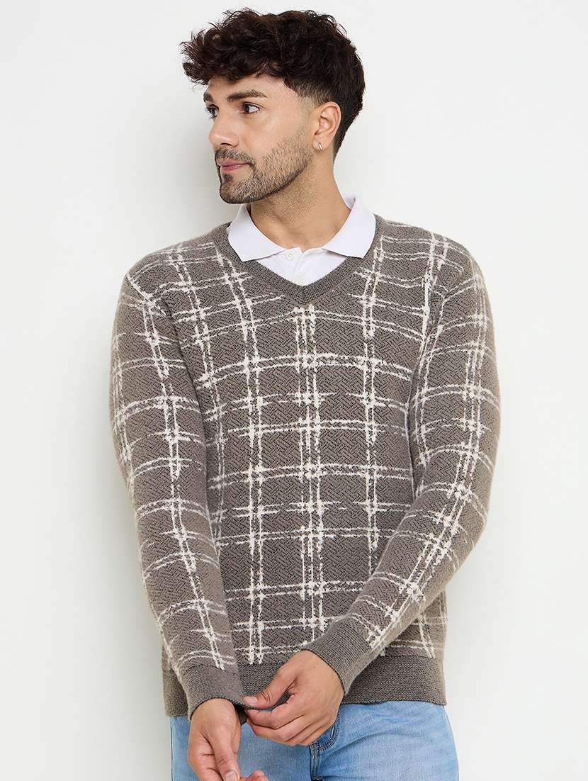 men self designed long sleeves pullover