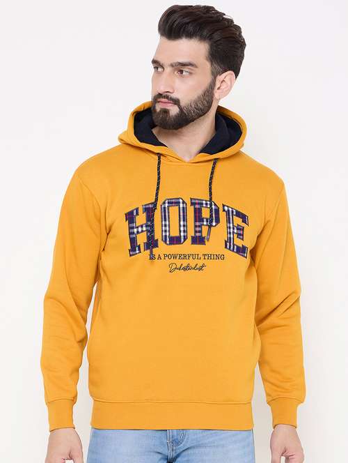 men long sleeves chest print sweatshirt - 21686408 -  Standard Image - 0