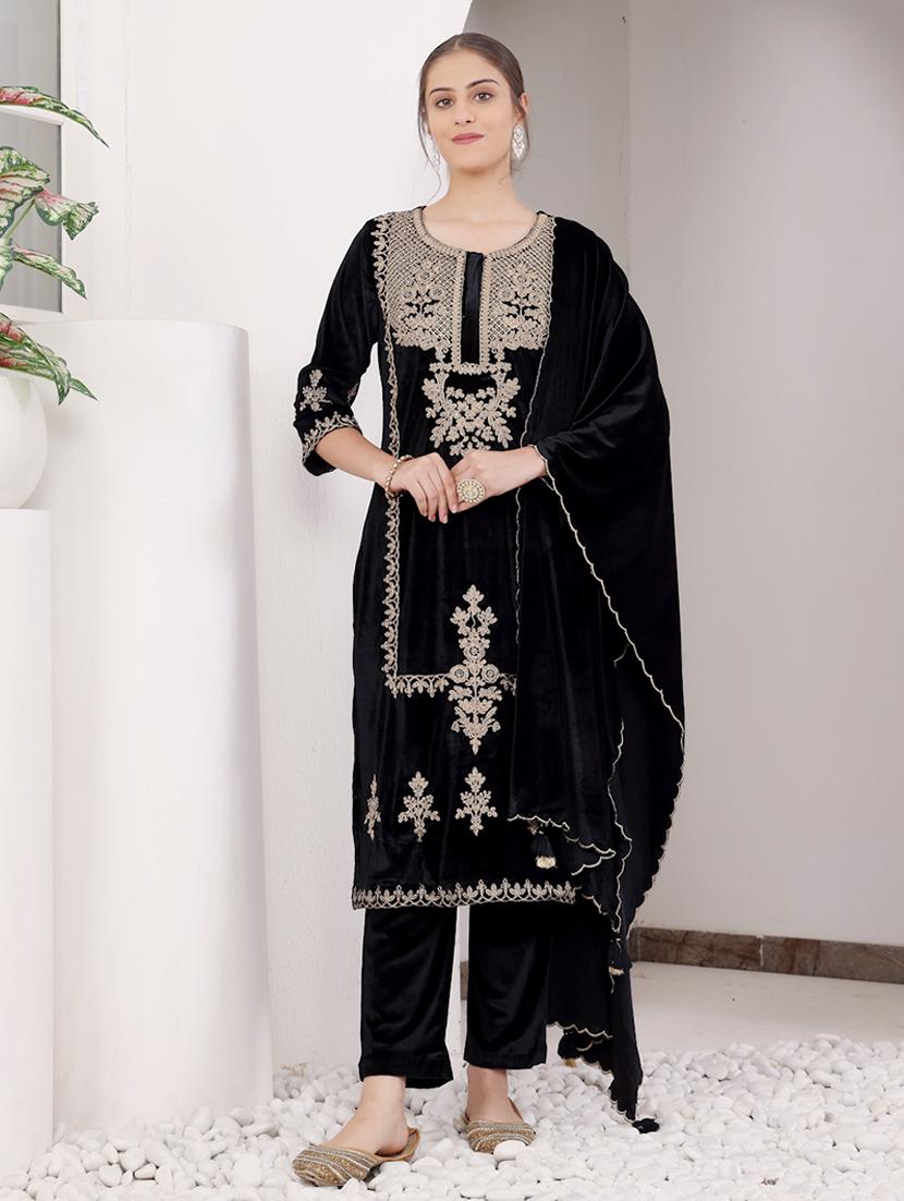 women three quarter sleeve suit set - 21686454 - Zoom Image - 0