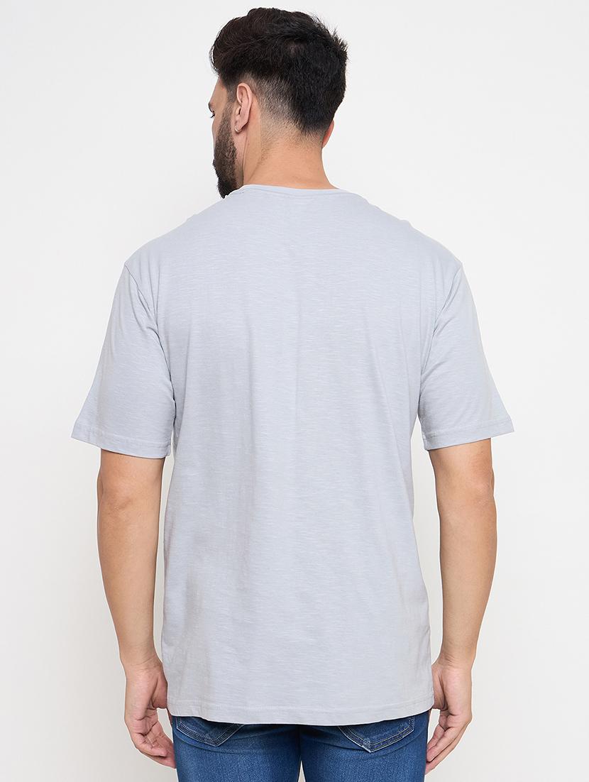 men round neck plain t-shirt - 21686499 - Standard Image - 3