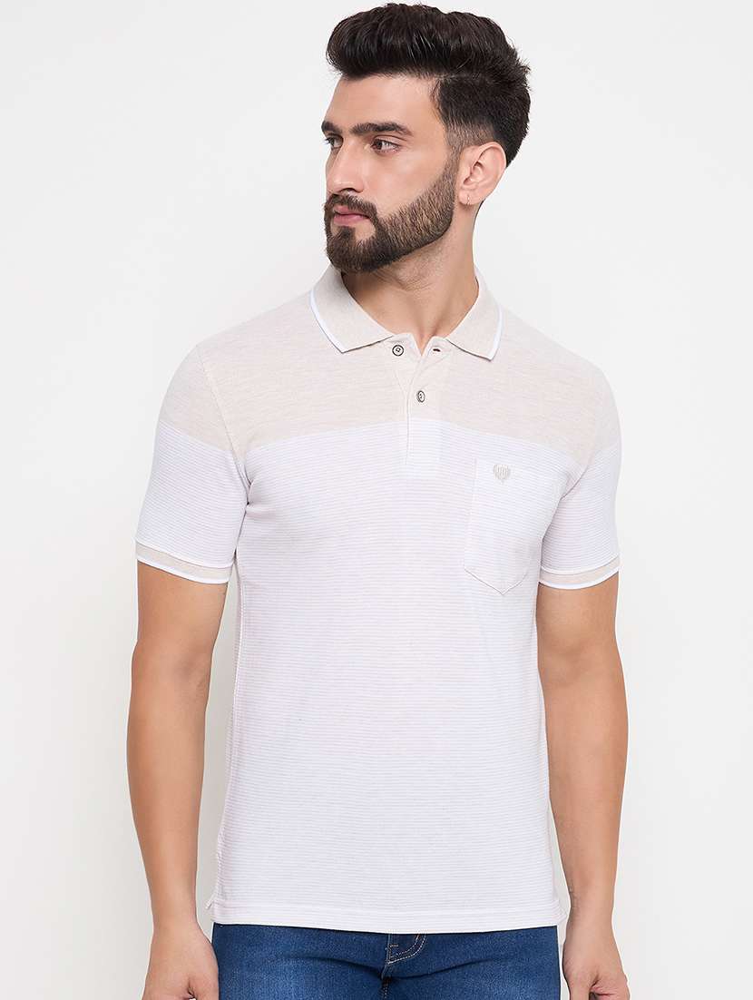 men short sleeves plain polo t-shirt