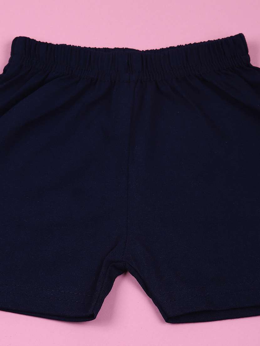 girls pack of 2 printed shorts sets - 21686582 -  Standard Image - 3