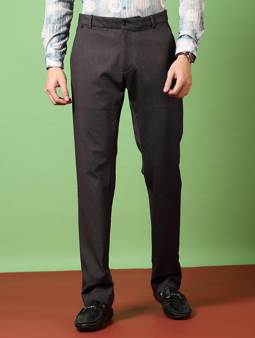 men solid mid rise chinos trouser - 21686709 - Zoom Image - 0
