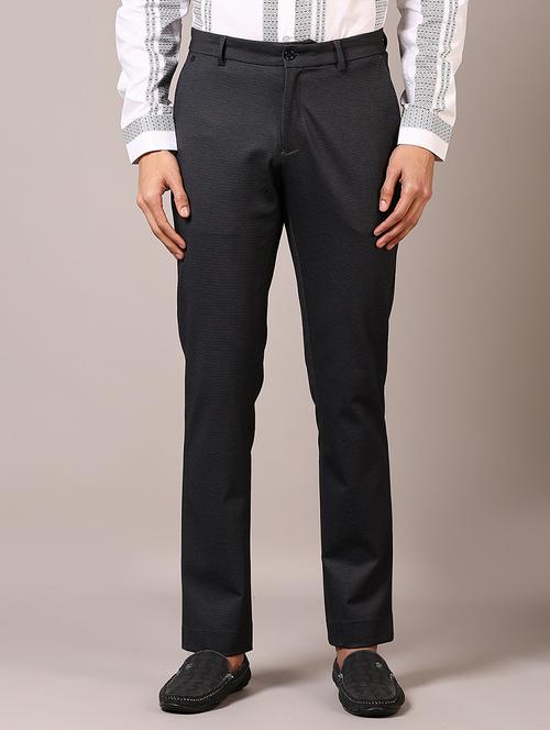 men solid mid rise chinos trouser - 21686711 -  Standard Image - 0