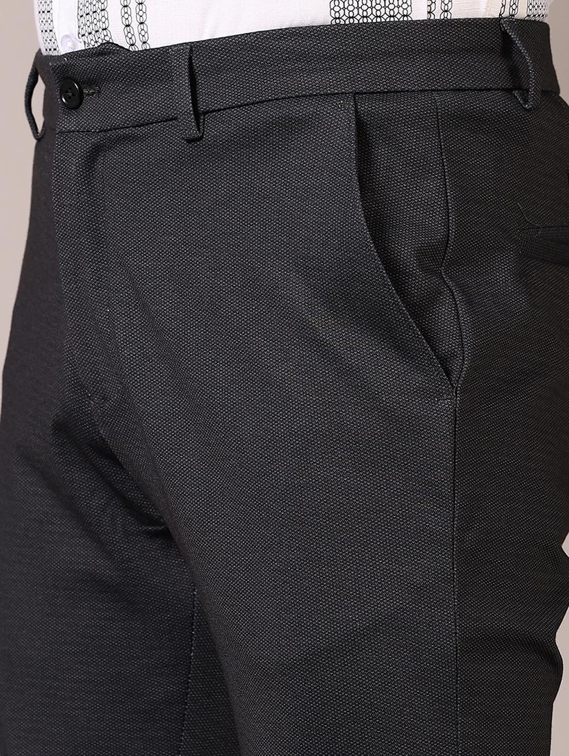 men solid mid rise chinos trouser - 21686711 - Standard Image - 5