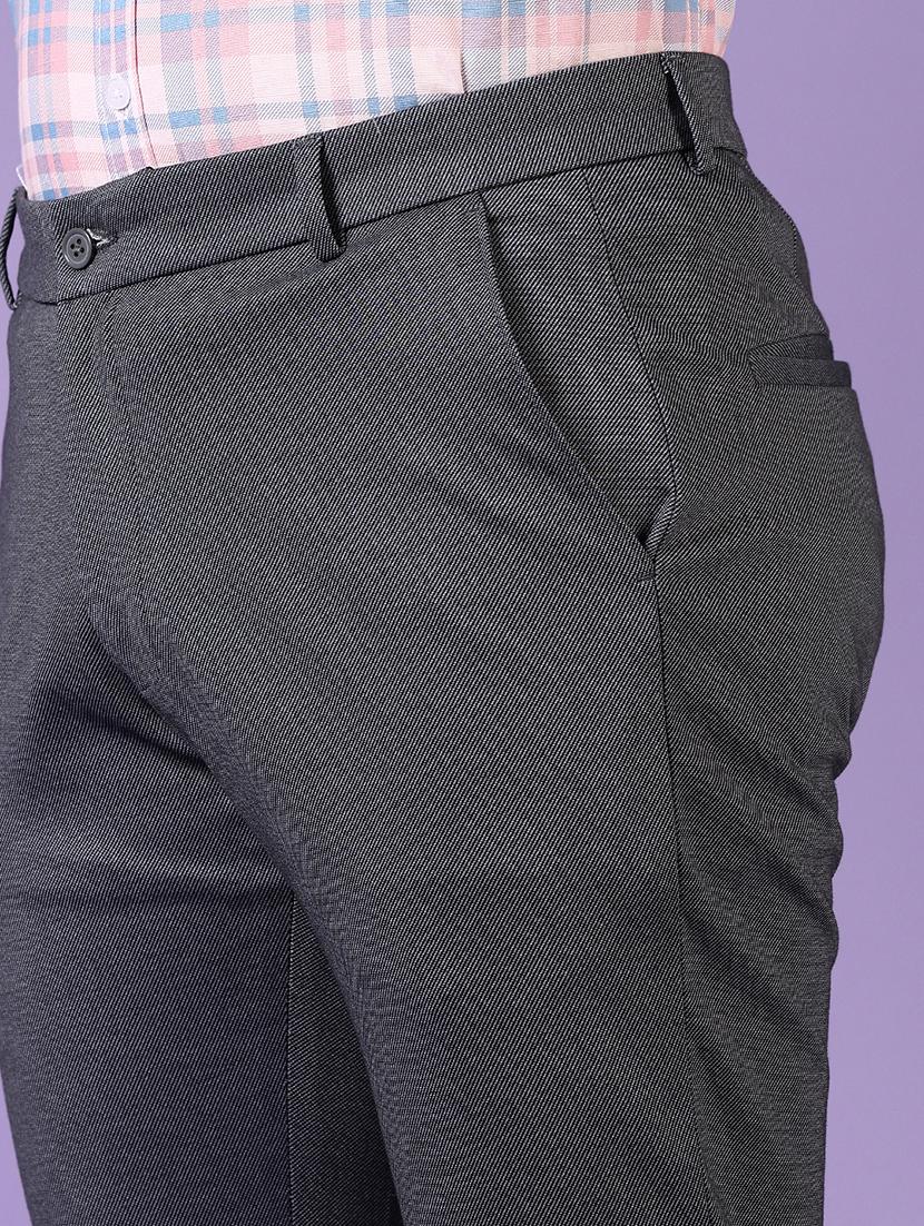 men solid mid rise chinos trouser - 21686712 - Standard Image - 5