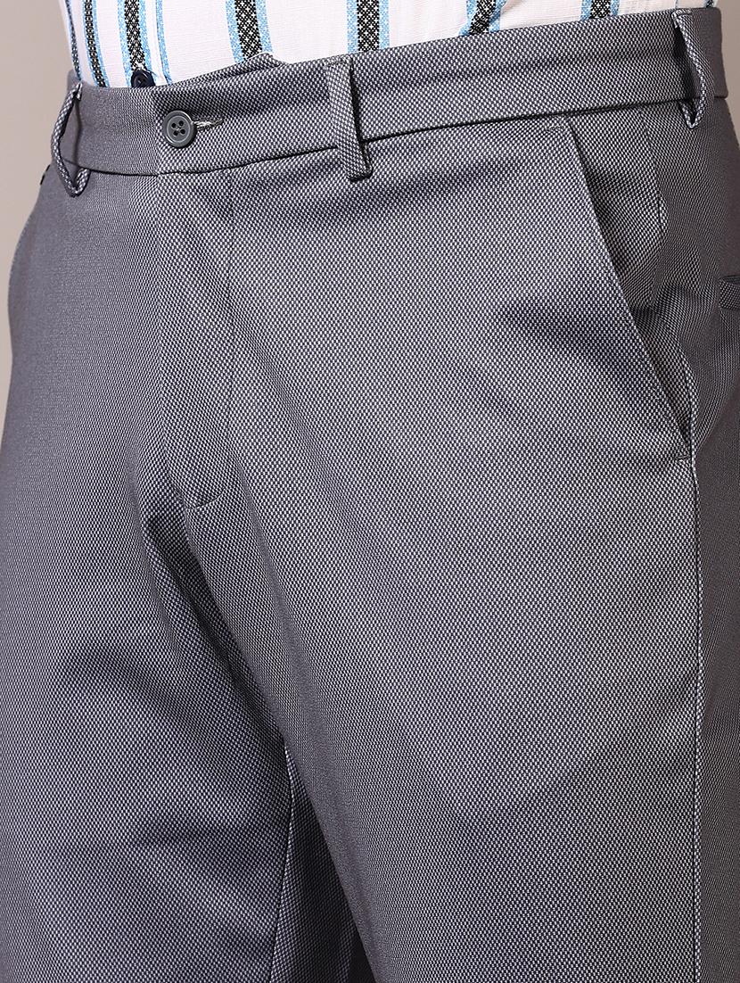 men solid mid rise casual chinos - 21686714 - Standard Image - 5