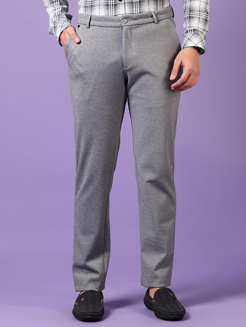 men solid mid rise casual chinos - 21686715 - Zoom Image - 0