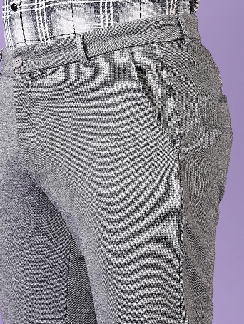 men solid mid rise casual chinos - 21686715 - Standard Image - 5