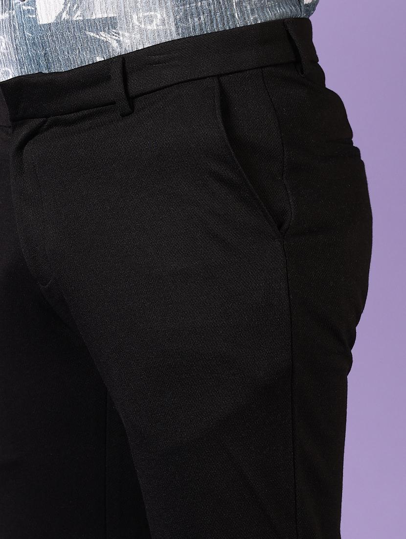 men solid mid rise casual chinos - 21686717 - Standard Image - 5